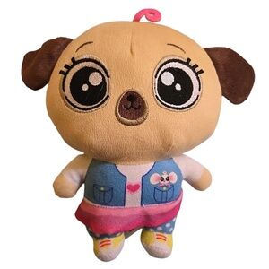 WildBrain Chip Plush 8” Doll Used Good Condition